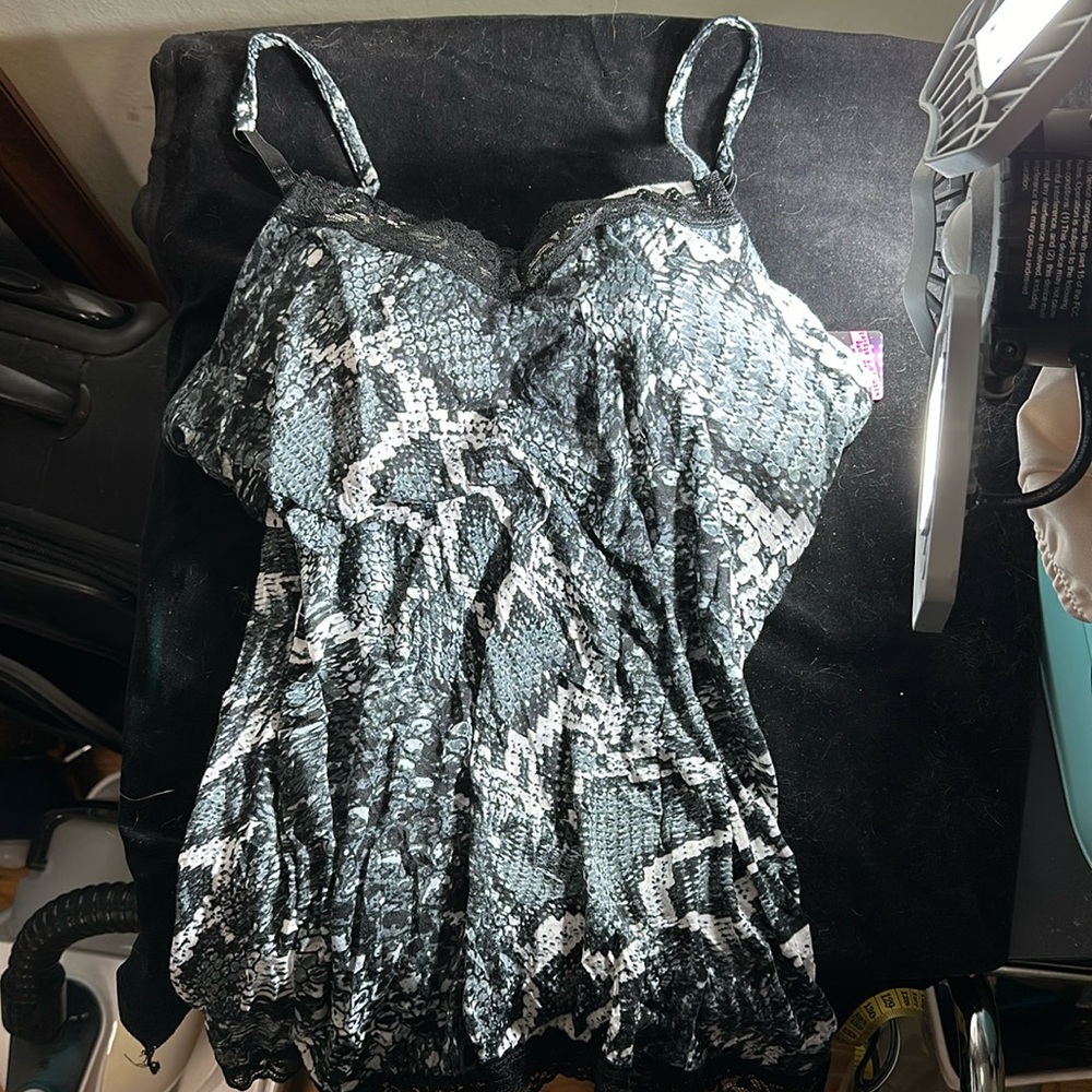 Glo bracket snake skin print spaghetti extra large
